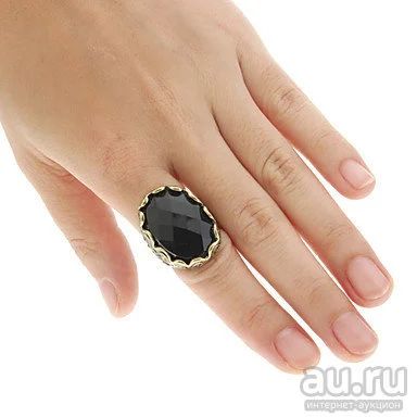 Лот: 9523356. Фото: 1. Кольцо винтажное с камнем. Кольца, перстни