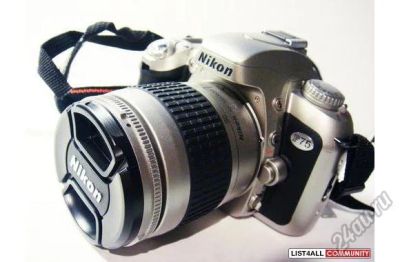 Лот: 5869025. Фото: 1. Зеркальный фотоаппарат Nikon f75. Плёночные зеркальные