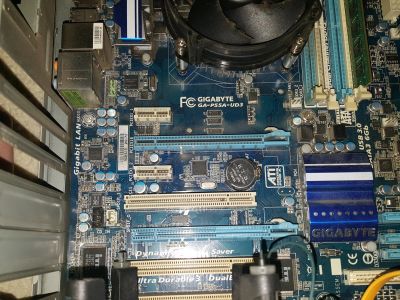 Лот: 12873191. Фото: 1. i5-750+материнка gigabyte. Материнские платы