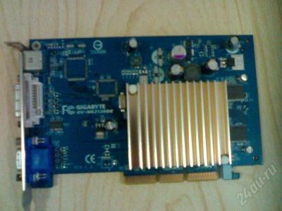Лот: 165956. Фото: 1. GeForce 6200 128 Mb AGP 8x. Видеокарты