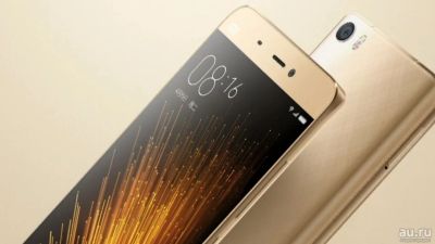 Лот: 8532241. Фото: 1. Xiaomi MI5 3Gb/32Gb. Золотой цвет... Смартфоны