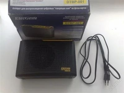 Лот: 866544. Фото: 1. Тифлофлэшплеер ElecGeste DTBP-001. Плееры