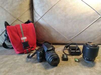 Лот: 15855478. Фото: 1. Фотоаппарат Sony Alpha SLT-A37. Цифровые компактные