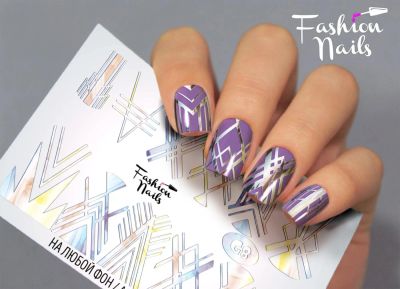 Лот: 10871320. Фото: 1. слайдер дизайн fashion nails galaxy... Украшения, дизайн ногтей