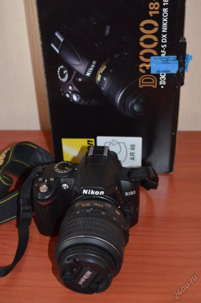 Лот: 5803867. Фото: 1. Nikon d3000 18-55 VR Kit. Цифровые зеркальные