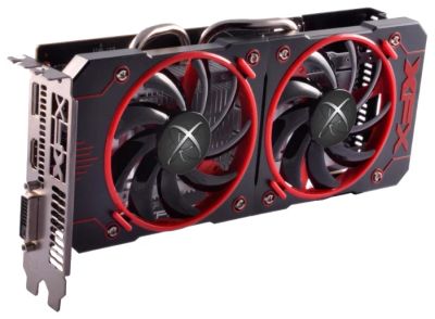 Лот: 9755102. Фото: 1. Новая Видеокарта XFX 4GB Radeon... Видеокарты