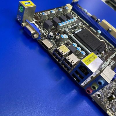Лот: 17532207. Фото: 1. Материнская плата ASRock H61M-HVS... Материнские платы