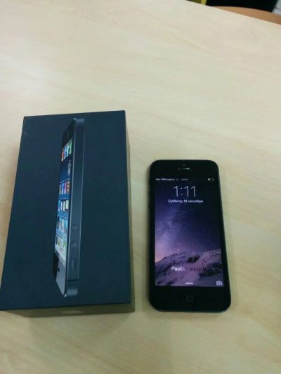 Лот: 6131243. Фото: 1. Iphone 5 16gb. Смартфоны