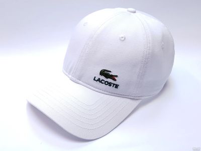 Лот: 13781547. Фото: 1. Бейсболка кепка Lacoste (белый... Головные уборы