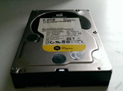 Лот: 5757086. Фото: 1. Жесткий диск WD 2Тb (WD2000FYYZ... Жёсткие диски (HDD)