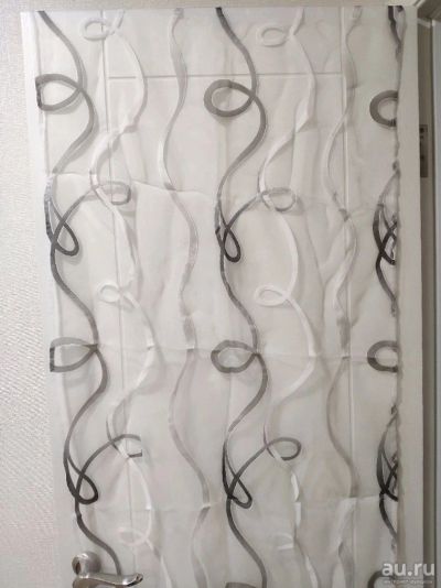 Лот: 14764241. Фото: 1. 2 шторы японские (прямые) прозрачные... Шторы, тюль