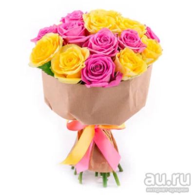 Лот: 13629394. Фото: 1. Лот № 349 Букет из 15 смешанных... Свежие цветы