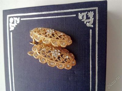 Лот: 2569639. Фото: 1. ювелирная бижутерия сережки. Серьги, каффы