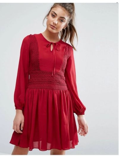 Лот: 13492421. Фото: 1. Платье в стиле вестерн Asos. Платья