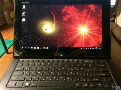 Лот: 13988486. Фото: 1. Ультрабук Sony VAIO Duo 11 c дополнительной... Ноутбуки