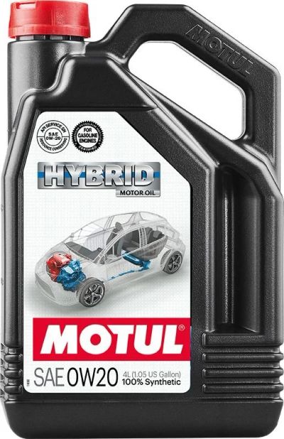 Лот: 15518309. Фото: 1. MOTUL Hybrid Sae 0W-20 4л. Масла, жидкости