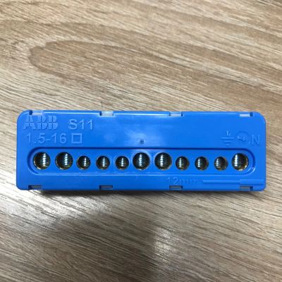Лот: 20555735. Фото: 1. Колодка клеммная ABB S11. Кабельные наконечники, клеммы, соединители