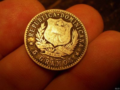 Лот: 13608250. Фото: 1. Редкая серебряная монета-20 сентаво... Америка