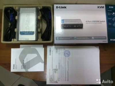 Лот: 10375516. Фото: 1. переключатель D-Link DKVM-4U новый. Коммутаторы