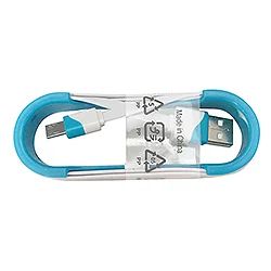 Лот: 6742735. Фото: 1. Кабель плоский USB-microUSB 1... Дата-кабели, переходники