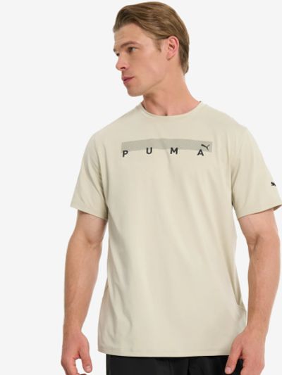 Лот: 23326024. Фото: 1. Футболка мужская PUMA, Бежевый. Другое (спортивная одежда)