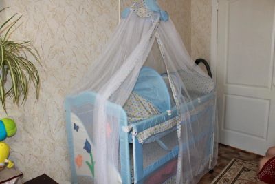 Лот: 5747085. Фото: 1. Детская кроватка. Детские кровати и кроватки