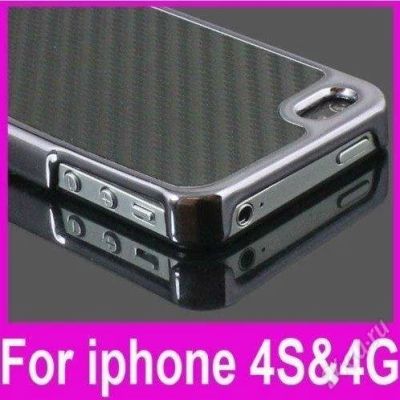 Лот: 1993942. Фото: 1. чехол black deluxe carbon iphone... Чехлы, бамперы