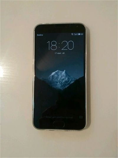 Лот: 8192683. Фото: 1. Meizu MX5 16Gb GoldWhite 2sim... Смартфоны