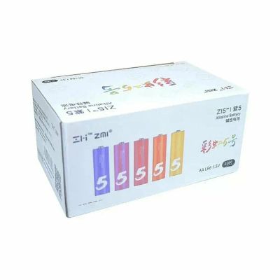 Лот: 20844983. Фото: 1. Батарейка AA(LR6) Xiaomi ZMI Rainbow... Батарейки, аккумуляторы, элементы питания