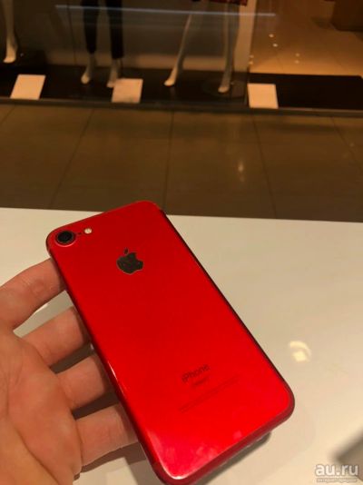 Лот: 13824436. Фото: 1. iPhone 7 ( red product)128gb. Защитные стёкла, защитные плёнки