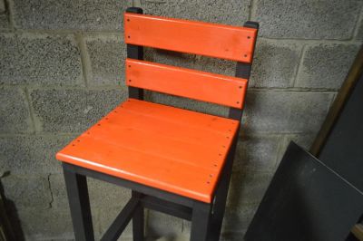 Лот: 9354987. Фото: 1. Барный стул красный купить. Столы, стулья, обеденные группы