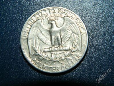 Лот: 2641582. Фото: 1. Продаю редкую монету Liberty quarter... Америка