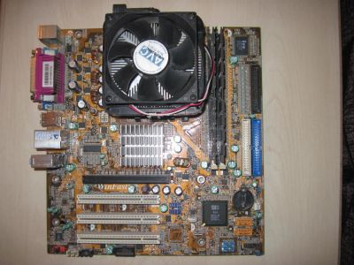 Лот: 11166330. Фото: 1. WinFast 761GXK8MC-RS, Athlon3200... Комплекты запчастей