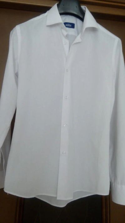 Лот: 11090335. Фото: 1. Рубашка белая рост 170-176см. Рубашки, блузки, водолазки