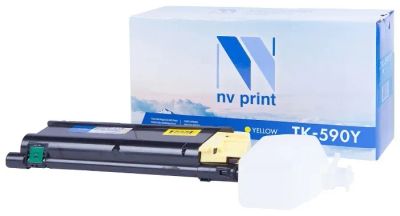 Лот: 21375208. Фото: 1. Картридж NV Print TK-590 Желтый... Картриджи, расходные материалы