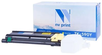 Лот: 21375208. Фото: 1. Картридж NV Print TK-590 Желтый... Картриджи, расходные материалы