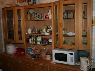 Лот: 1310685. Фото: 1. Кухонная стенка БУ. с подсветкой... Другое (предметы интерьера)
