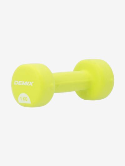 Лот: 25681210. Фото: 1. Гантель Demix 1 кг с неопреновым... Другое (спортивная одежда)