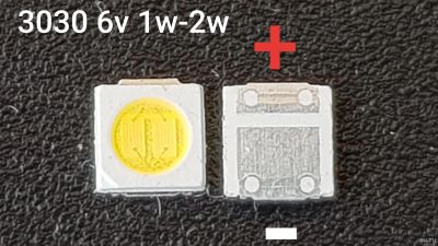 Лот: 17357477. Фото: 1. Светодиод LED smd 3030 3V 2W Керамика... Запчасти для телевизоров, видеотехники, аудиотехники