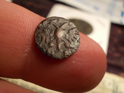 Лот: 15296922. Фото: 1. ВРП-полушка Петра 1-1720 года... Россия до 1917 года