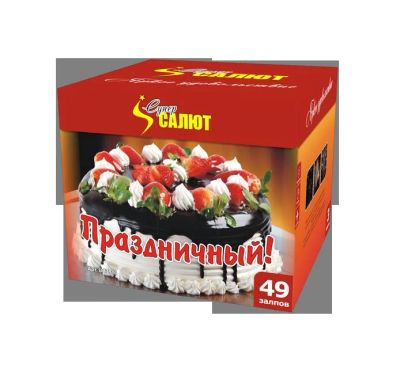 Лот: 8801821. Фото: 1. Фейерверк, Батарея салютов " Праздничный... Фейерверки, салюты, пиротехника