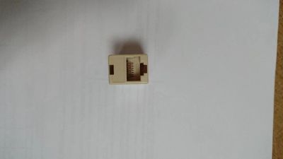 Лот: 12494464. Фото: 1. Разъём RJ-45 гнездо-гнездо (1980... Шлейфы, кабели, переходники
