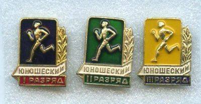 Лот: 919776. Фото: 1. (№1056)юношеский разряд полная... Другое (значки, медали, жетоны)