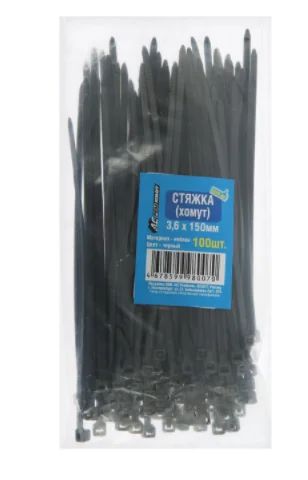 Лот: 17527633. Фото: 1. Хомут нейлоновый Nova NV-150-36В... Крепёж
