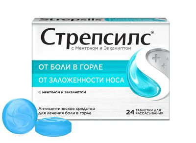 Лот: 23715112. Фото: 1. Стрепсилс таб. для рассасыв. ментол... Лекарства