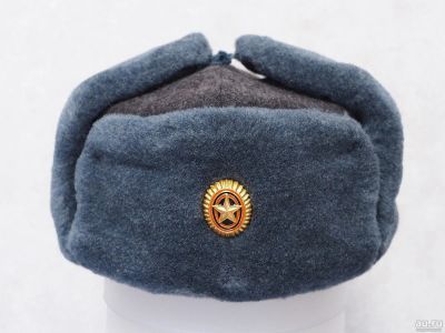 Лот: 13227582. Фото: 1. Военная цигейковая шапка-ушанка. Спецодежда, спецобувь