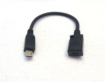 Лот: 12630704. Фото: 1. Переходник USB мини на микро кабель... Дата-кабели, переходники