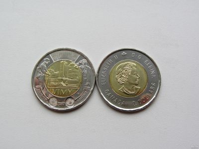 Лот: 10690024. Фото: 1. Канада 2 доллара 2017 г " 100... Америка