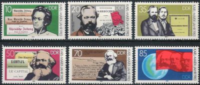 Лот: 19477691. Фото: 1. 1983. ГДР. 100 лет со дня смерти... Марки