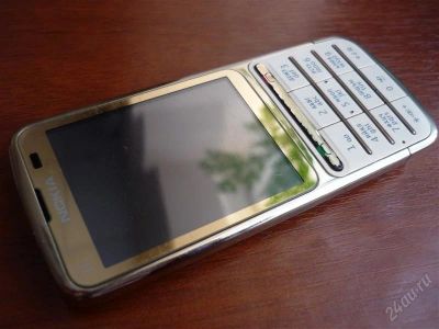 Лот: 2628151. Фото: 1. Nokia C3-01 Gold edition (оригинал... Кнопочные мобильные телефоны